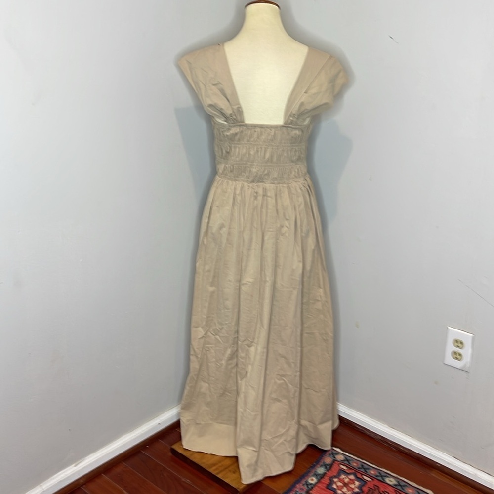Tuckernuck Pomander Place Biscotti Noah Smocked Dress Size M - Picture 6 of 12